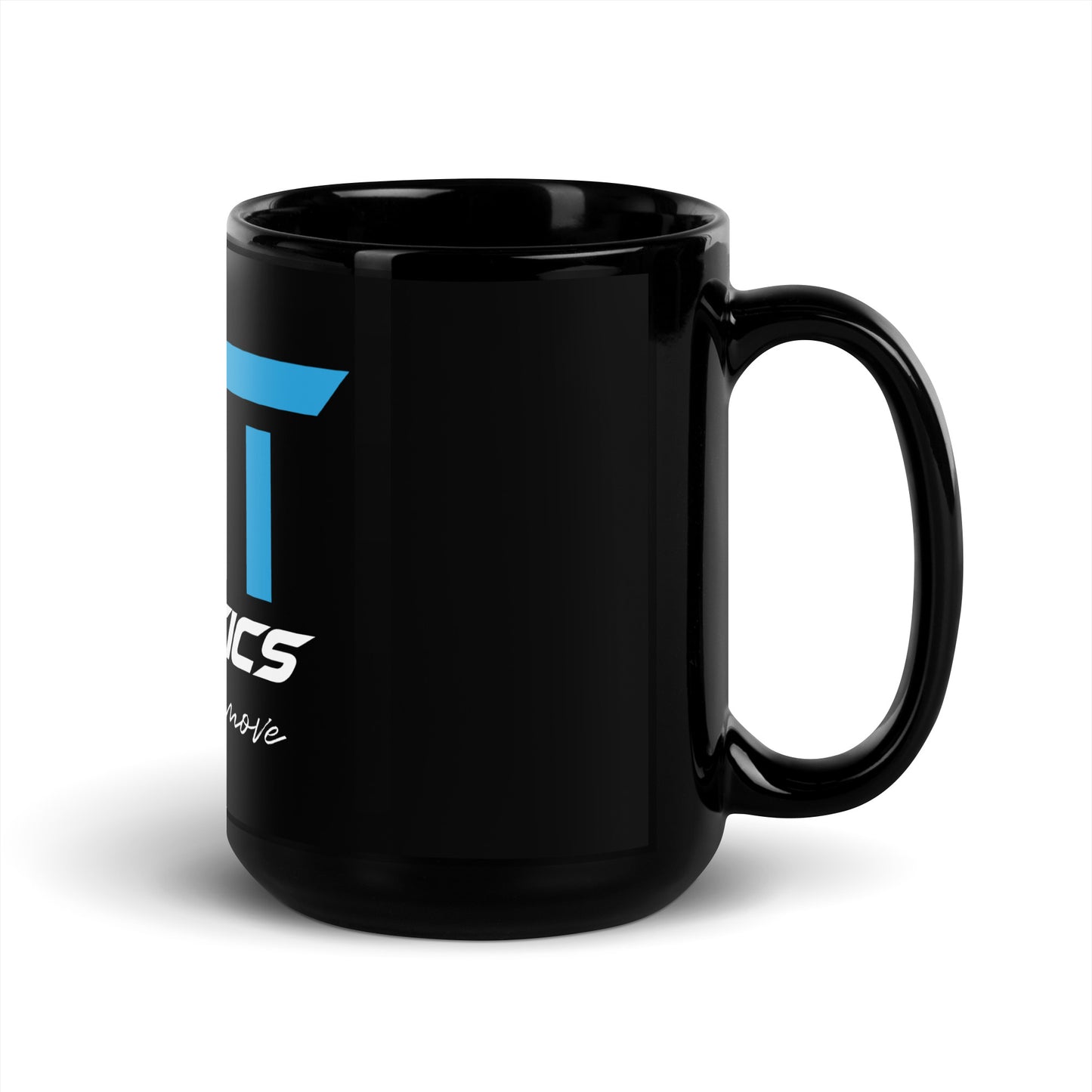 TNT Black Glossy Mug